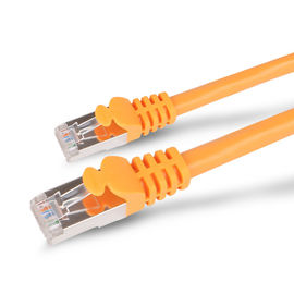 Telekomünikasyon için Renkli Hızlı Ethernet Lan Kablosu SFTP Parlak Renkli Ceket
