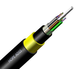 24 48 96 Çekirdek Fiber Optik Kablo, ADSS Fiber Optik Kablo G652D 1-2km / Rollc