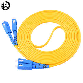5M SC / UPC-SC / UPC Fiber Optik Ethernet Kablosu Telekomünikasyon İçin İyi Dayanıklılık