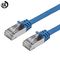 Mavi Patch Cord Kablo HDPE Yalıtım LSZH / PVC Ceket Özelleştirilmiş Uzunluk