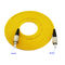 Sarı 3 Metre Upc Fc Sc Patch Kablosu, Fiber Optik Bırak Kablo Fc-Fc Özel Uzunluklar