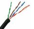 Yüksek Frekanslı Cat5e PVC Ağ Kablosu 4P Bükülü Çift İsteğe Bağlı Renk