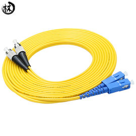 Dayanıklılık Upc Sm Dx Fc Sc Patch Kablosu, Fiber Optik Ethernet Kablosu 3 Metre