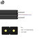 Siyah FRP / Çelik Fiber Optik Yama Kablosu 2 Çekirdekli Tek Mod
