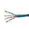 8 İletken CAT5E Korumalı Ftp Ethernet Kablosu Bükülü Çift 24AWG Kablosu